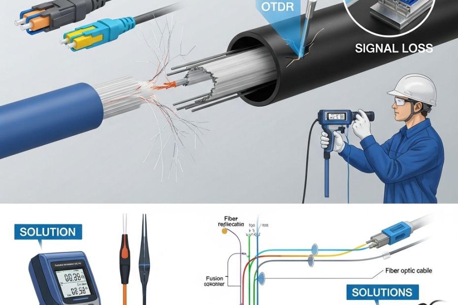 Fiber Kablo Sinyal Kaybı Çözümü 16 Fiber Kablo Sinyal Kaybı Çözümü